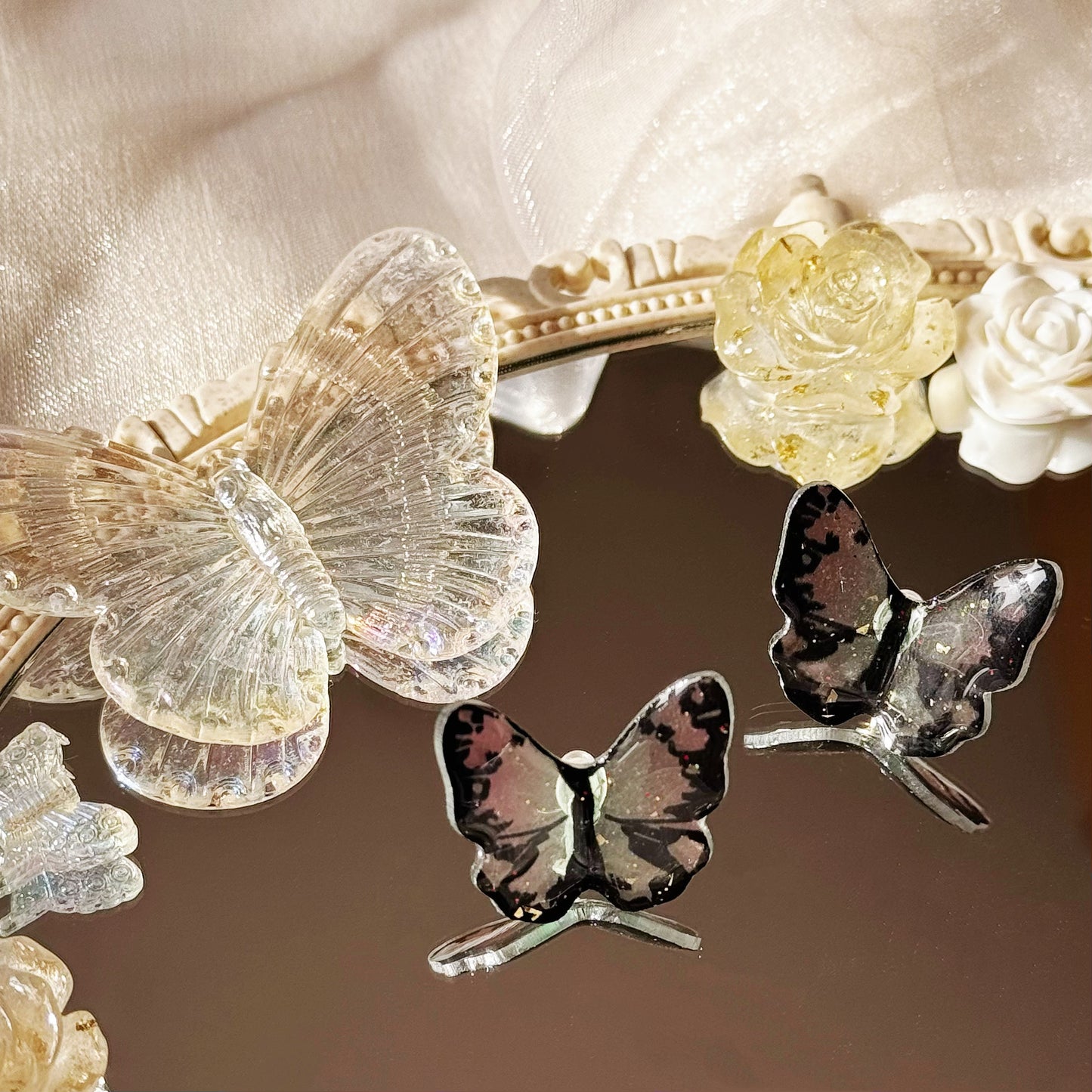 Ethereal Transparent Butterfly Earrings
