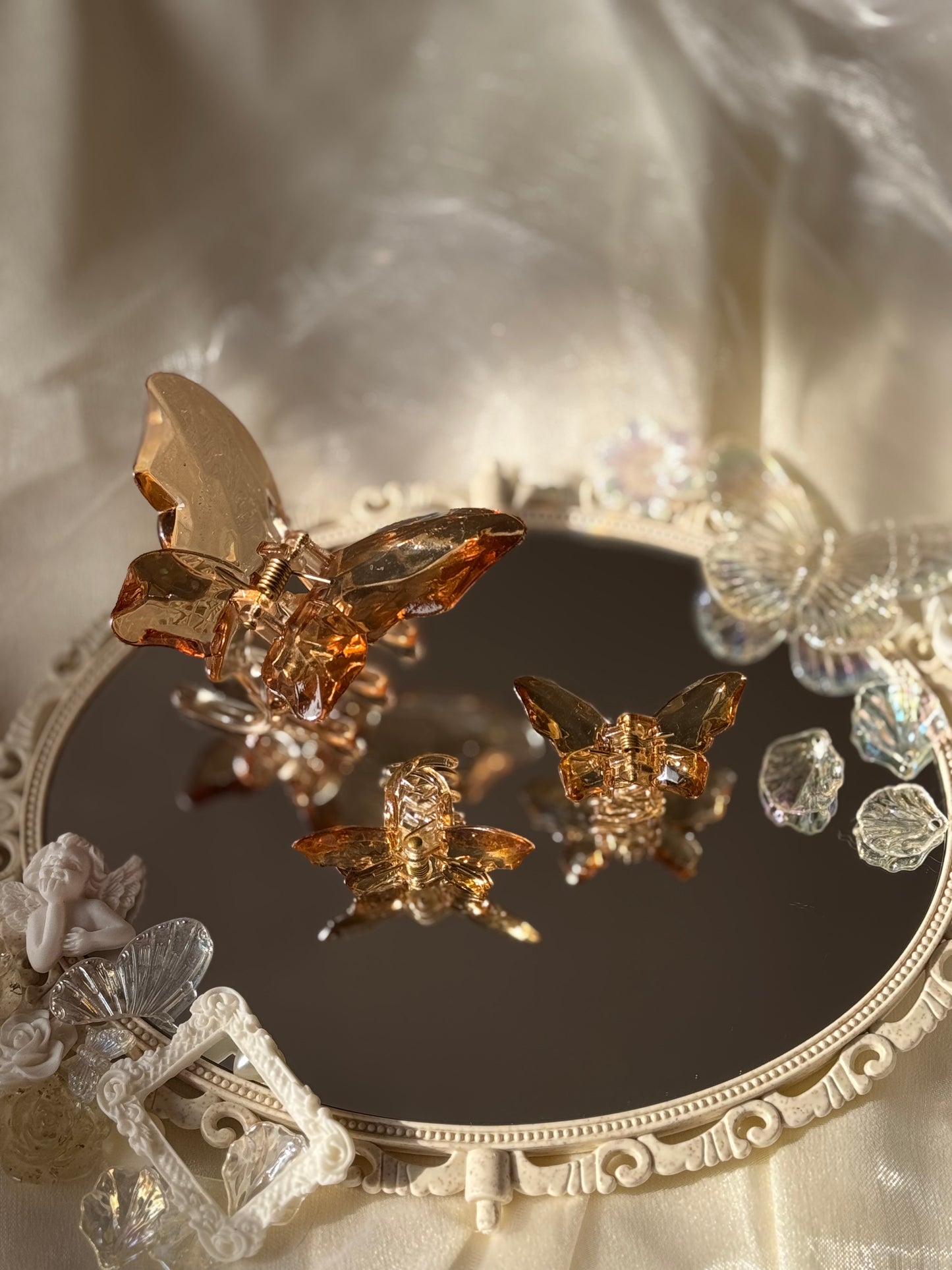 Dreamy Butterfly Acrylic Hair Claw Set