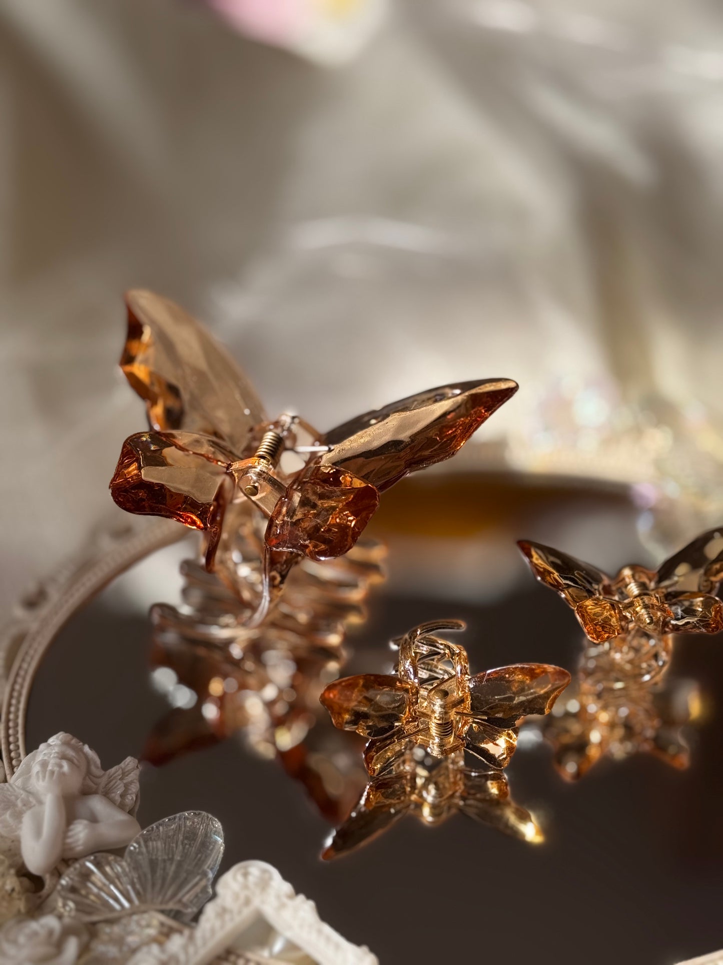 Dreamy Butterfly Acrylic Hair Claw Set