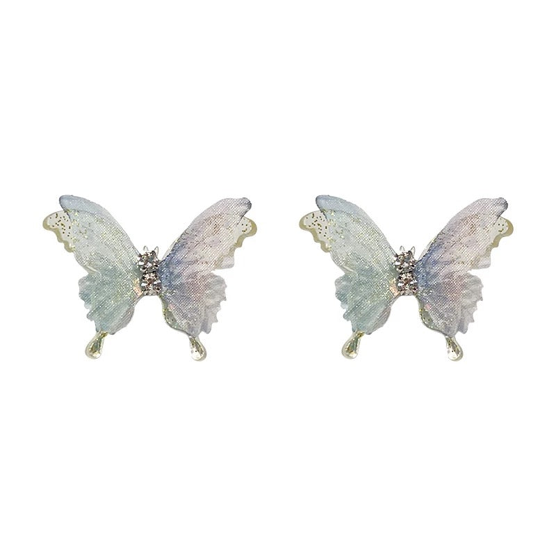 Butterfly Veil 925 Silver earing
