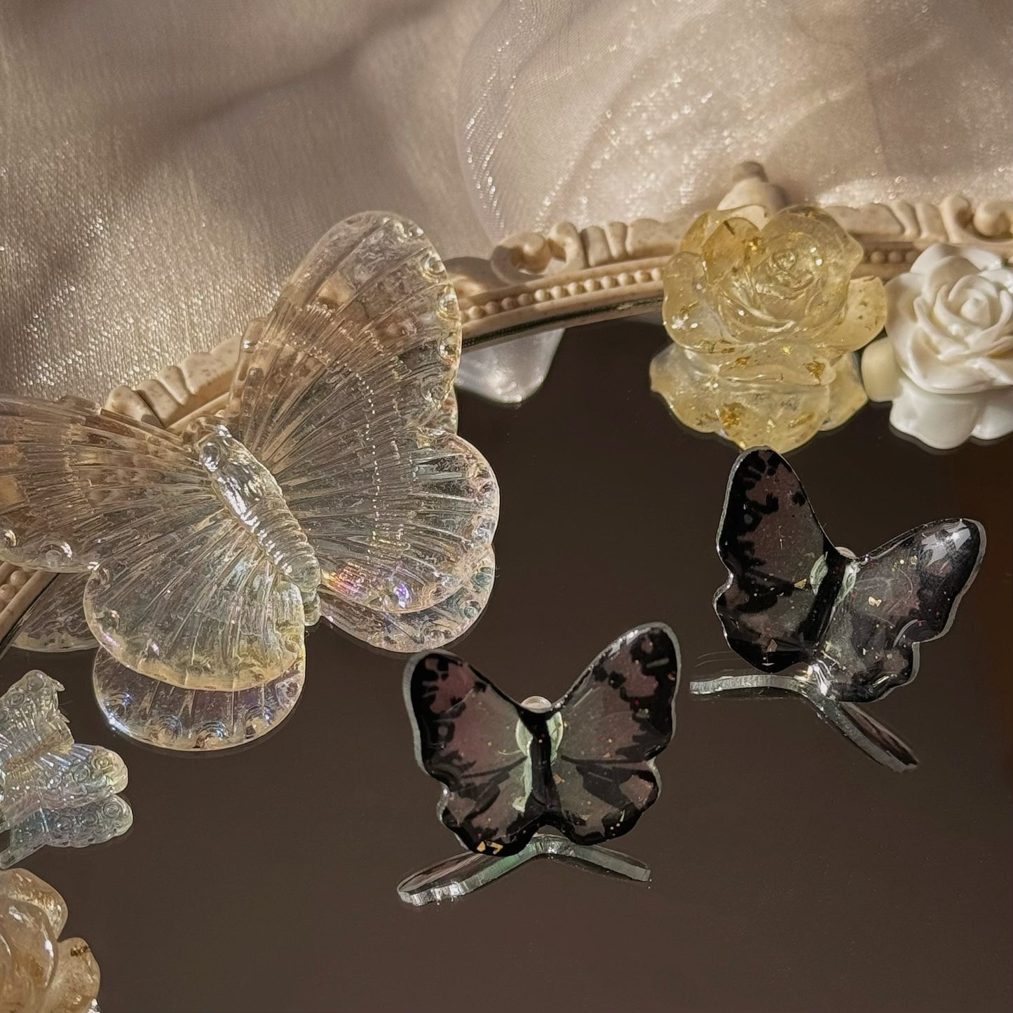 Ethereal Transparent Butterfly Earrings